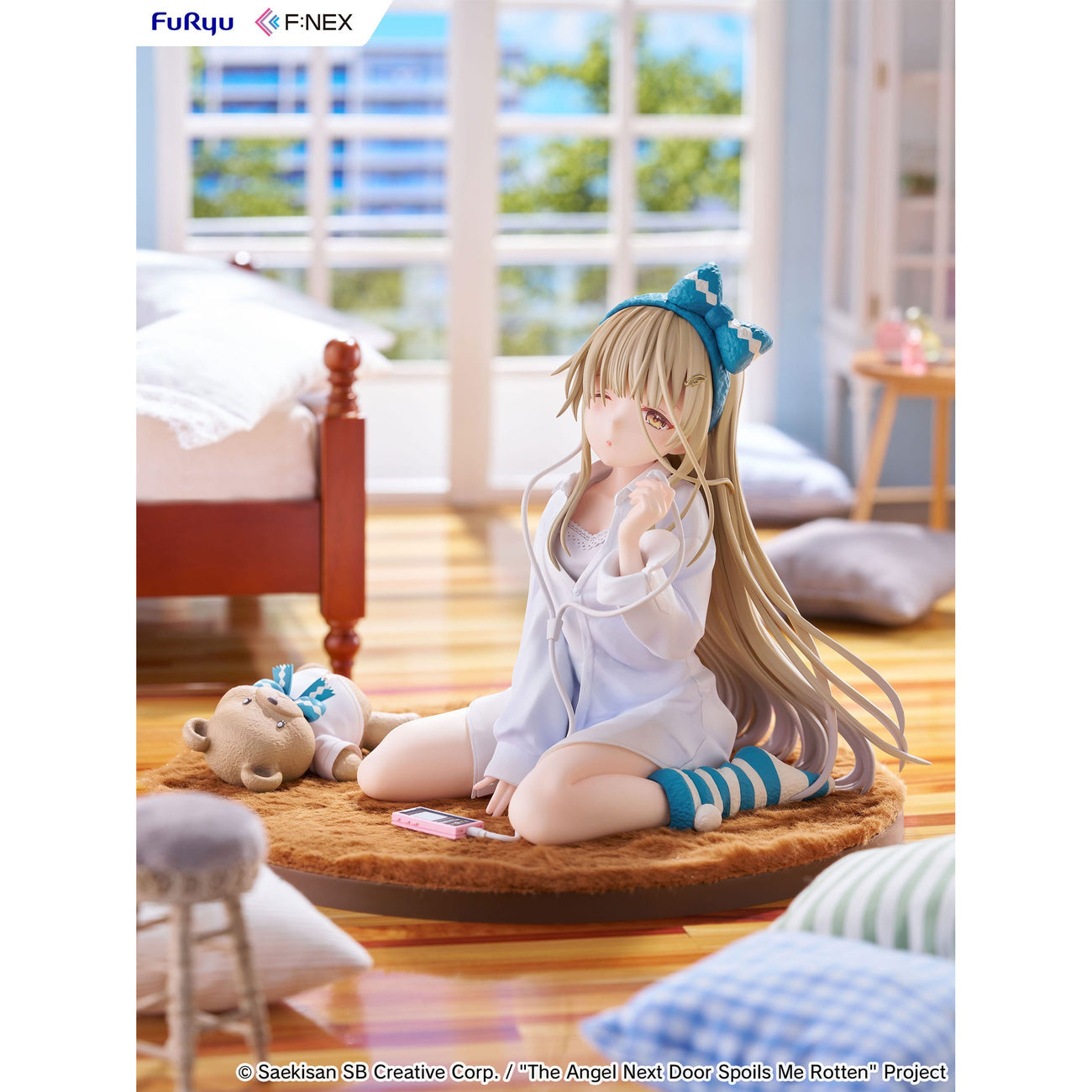 Immagine del prodotto The Angel Next Door Spoils Me Rotten F:Nex Statua PVC 1/7 Mahiru Shiina Relax Ver. 14 cm