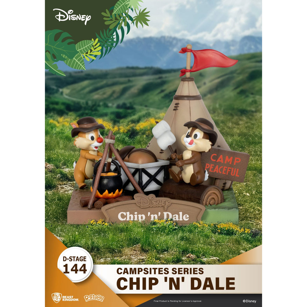 Immagine del prodotto Disney D-Stage Campsite Series Diorama PVC Cip & Ciop 10 cm