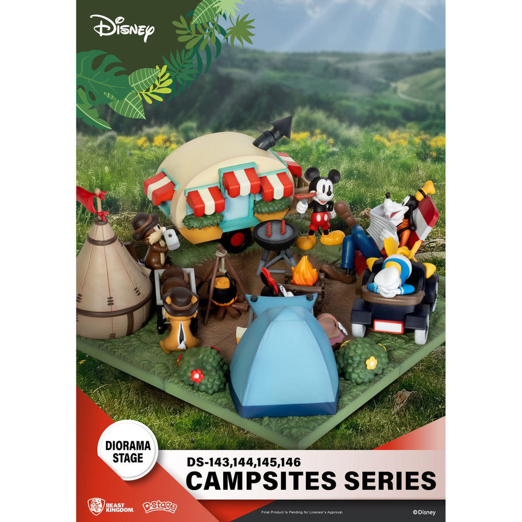 Immagine del prodotto Disney D-Stage Campsite Series Diorama PVC Cip & Ciop 10 cm
