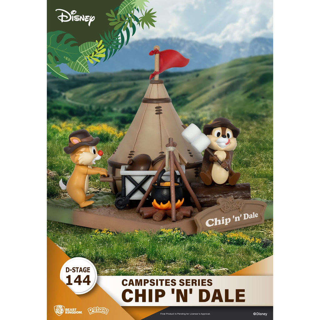 Immagine del prodotto Disney D-Stage Campsite Series Diorama PVC Cip & Ciop 10 cm