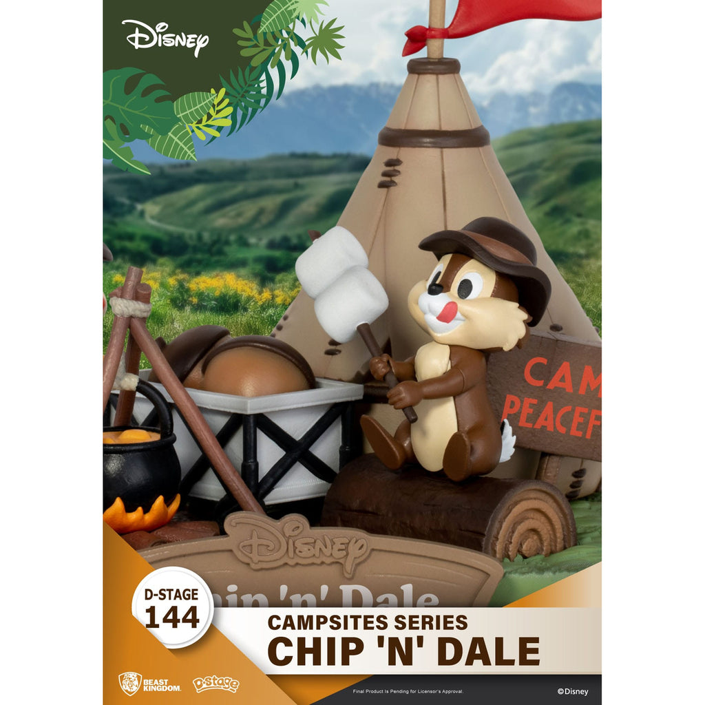 Immagine del prodotto Disney D-Stage Campsite Series Diorama PVC Cip & Ciop 10 cm