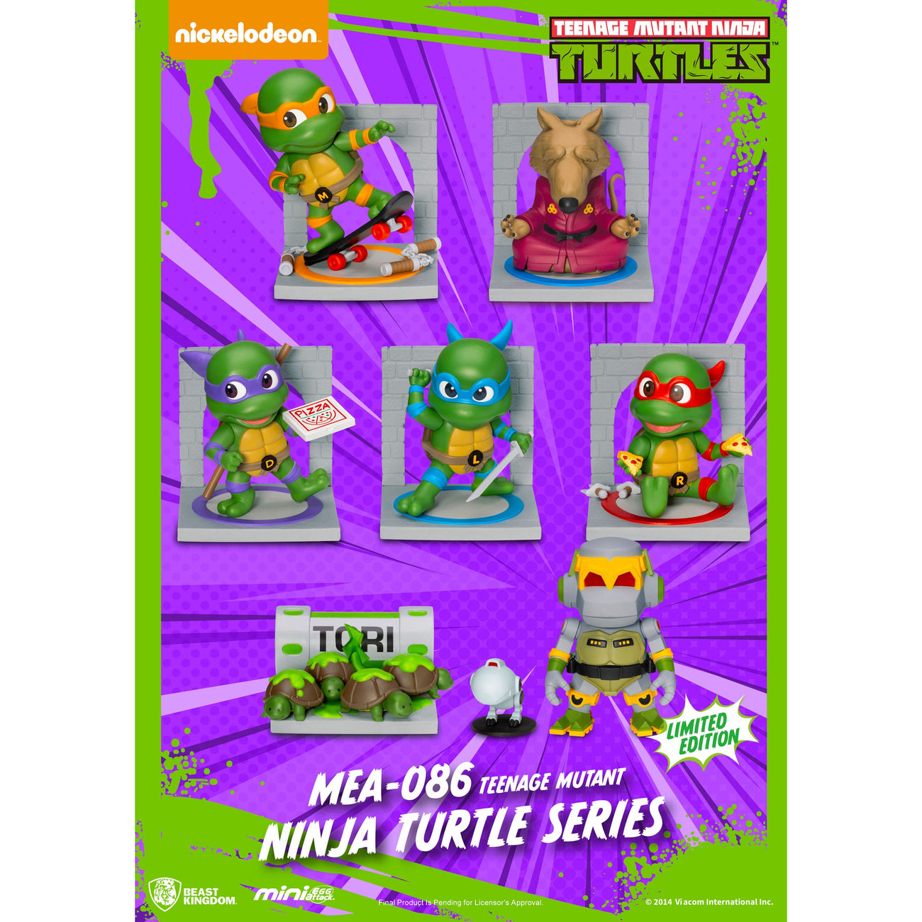 Immagine del prodotto Teenage Mutant Ninja Turtles Mini Egg Attack Blind Box Figure Serie Assortimento 12 cm (6)