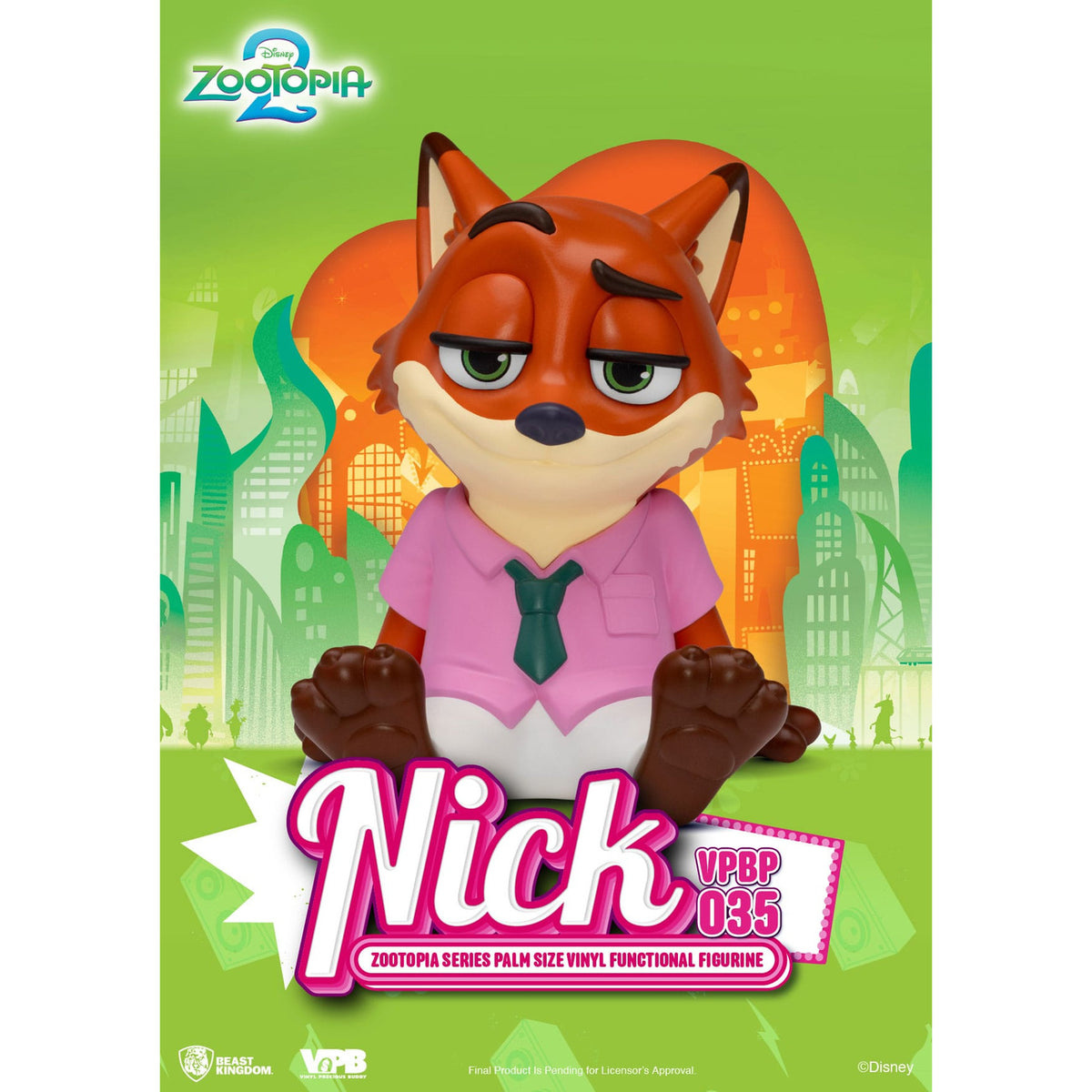 Immagine del prodotto Zootropolis salvadanaio in vinile Nick 15 cm