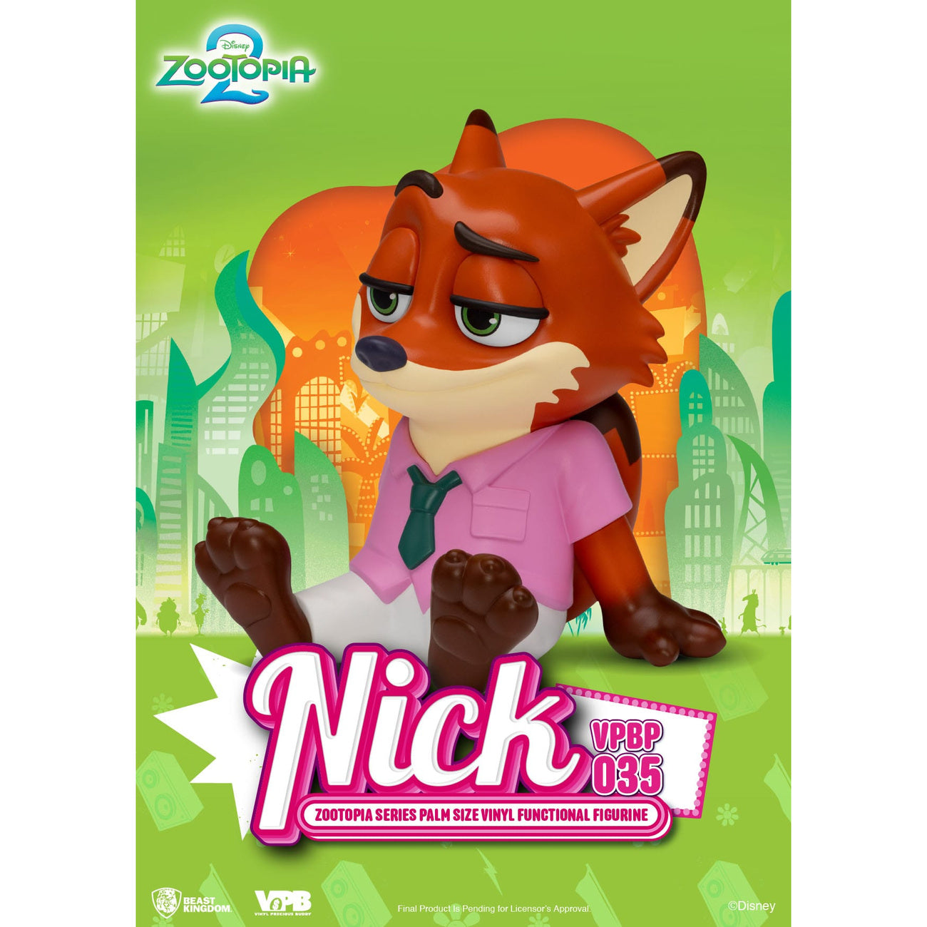Immagine del prodotto Zootropolis salvadanaio in vinile Nick 15 cm