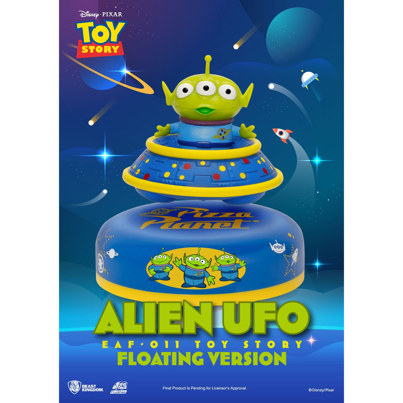 Immagine del prodotto Toy Story Egg Attack modello fluttuante Alien UFO 6 cm