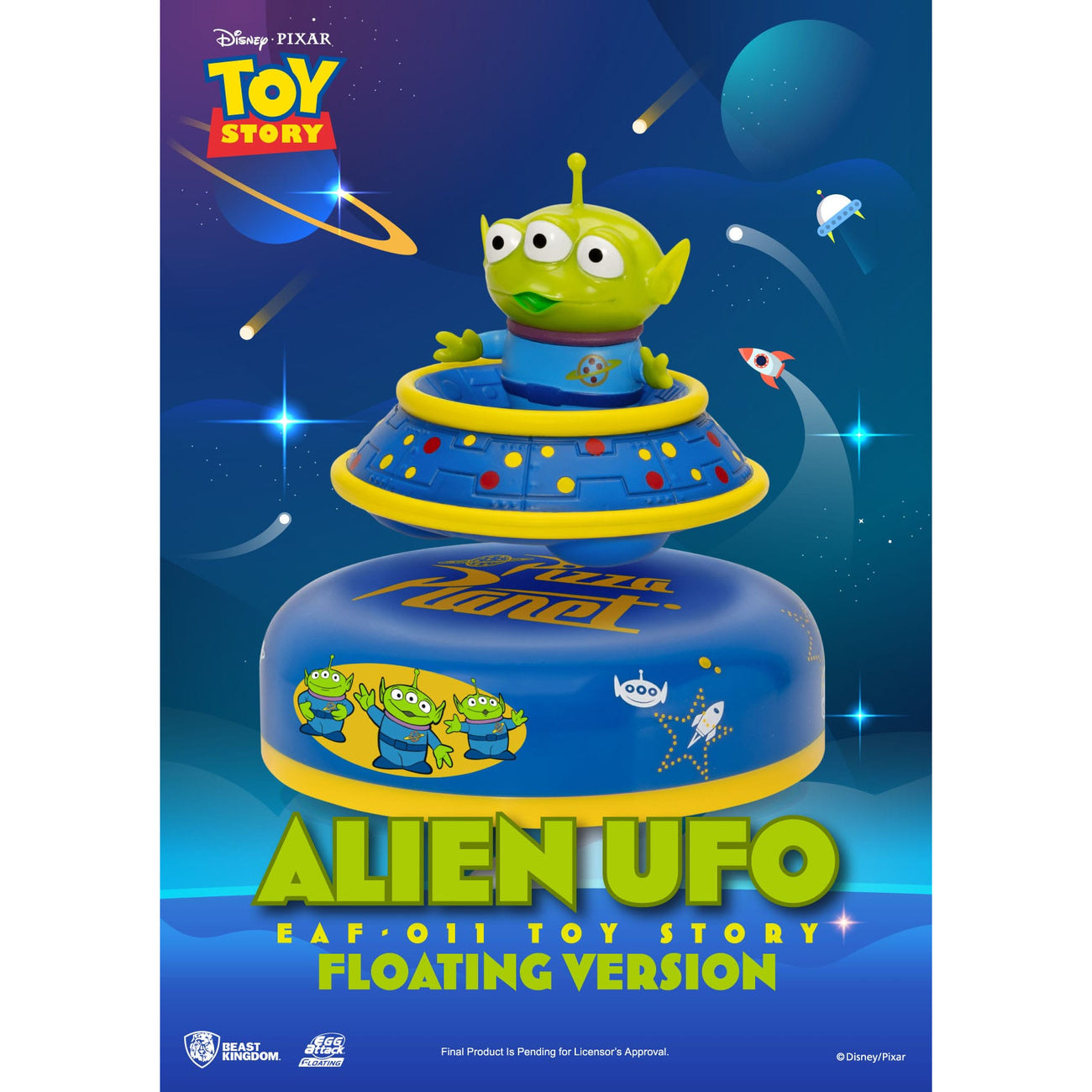 Immagine del prodotto Toy Story Egg Attack modello fluttuante Alien UFO 6 cm
