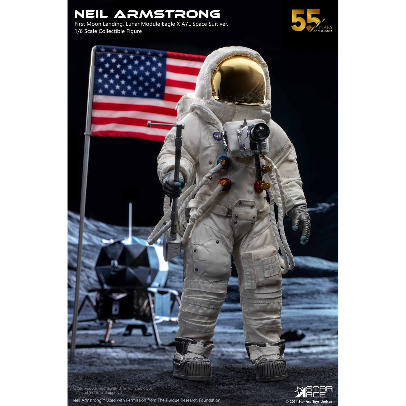 Immagine del prodotto Neil Armstrong Action figure 1/6 Neil Armstrong Deluxe Version 30 cm