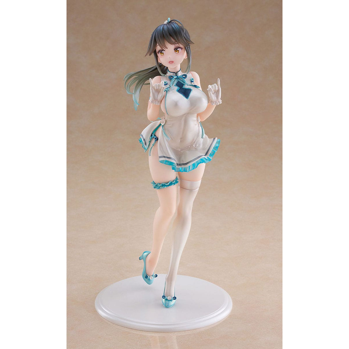 Product image Avian Romance Pink Label 5 PVC Statue 1/6 Ponytail Girl: Qipao 29 cm