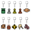 Immagine del prodotto Monster Hunter Wilds portachiavi in acrilico Item Icon 6 cm assortimento (10)