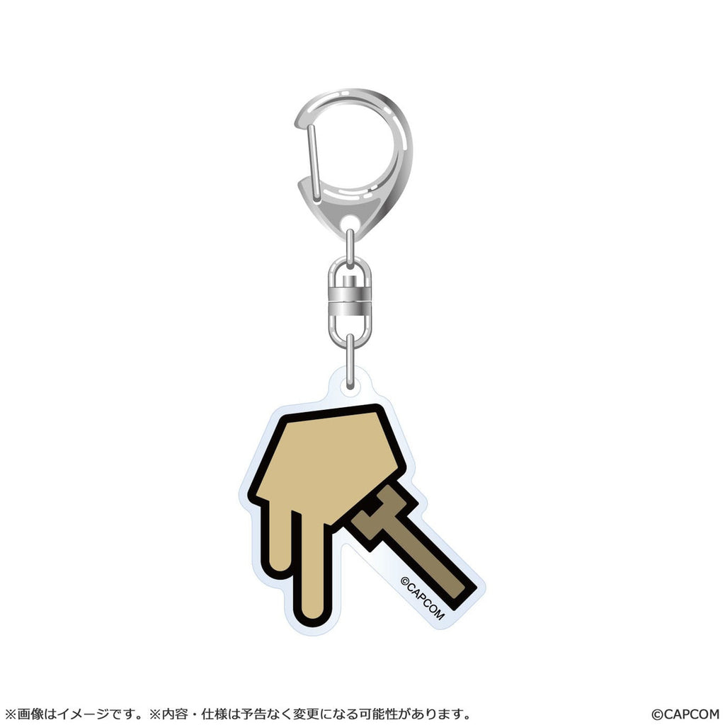 Immagine del prodotto Monster Hunter Wilds portachiavi in acrilico Item Icon 6 cm assortimento (10)