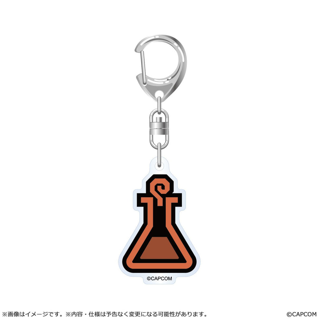 Immagine del prodotto Monster Hunter Wilds portachiavi in acrilico Item Icon 6 cm assortimento (10)
