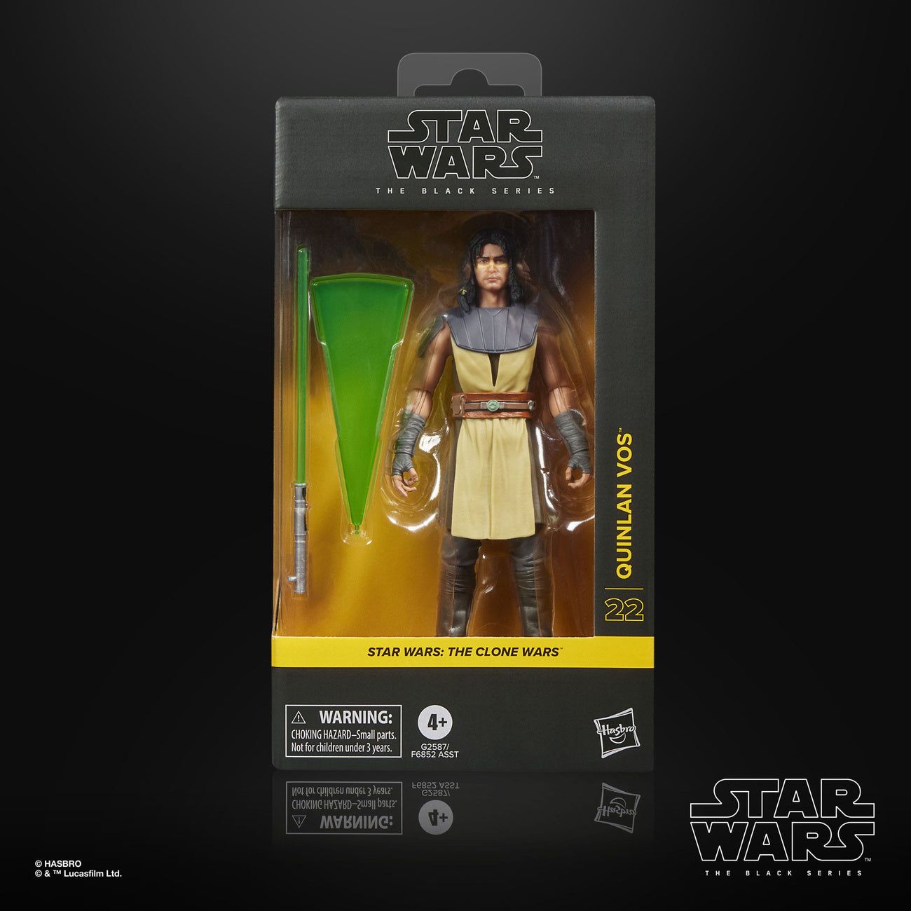 Immagine del prodotto Star Wars: The Clone Wars action figure Black Series Quinlan Vos 15 cm