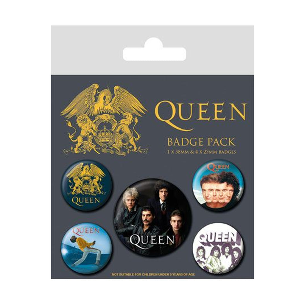 Immagine del prodotto Set di 5 badge Queen Classic