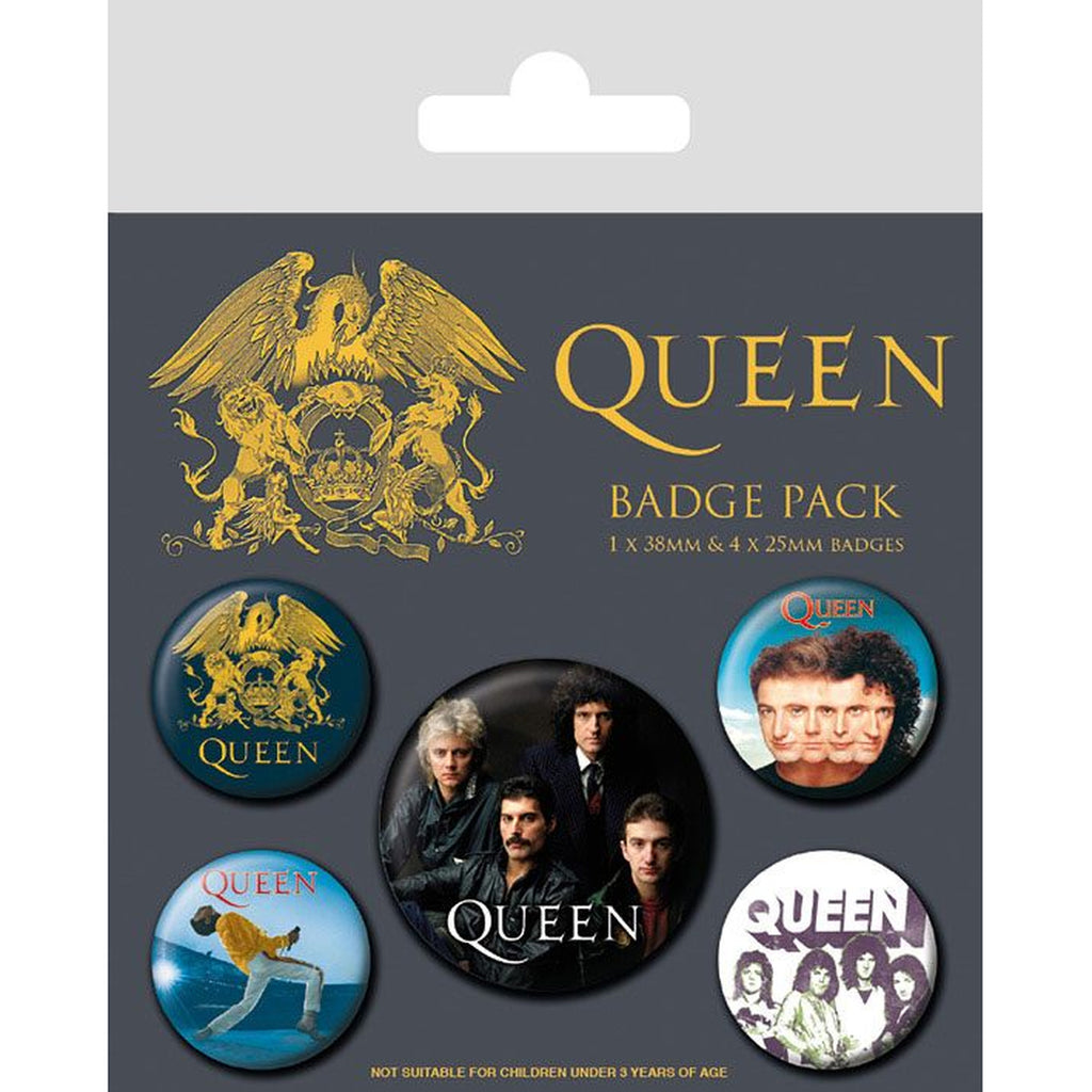 Immagine del prodotto Set di 5 badge Queen Classic