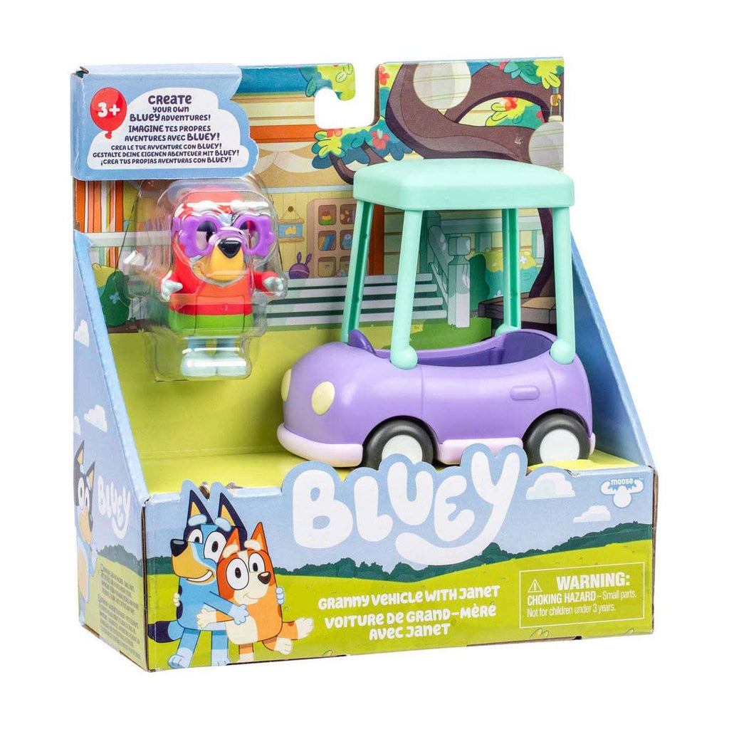 Immagine del prodotto Bluey set di minifigure Janet & auto della nonna