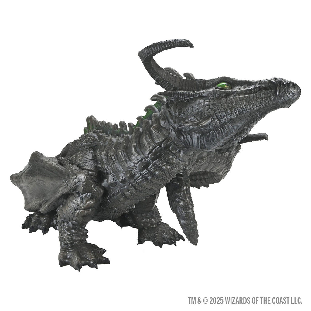 Immagine del prodotto D&amp;D Replicas of the Realms figura in schiuma Black Dragon Wyrmling a grandezza naturale 46 cm