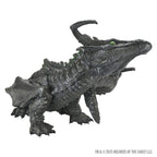 Immagine del prodotto D&amp;D Replicas of the Realms figura in schiuma Black Dragon Wyrmling a grandezza naturale 46 cm