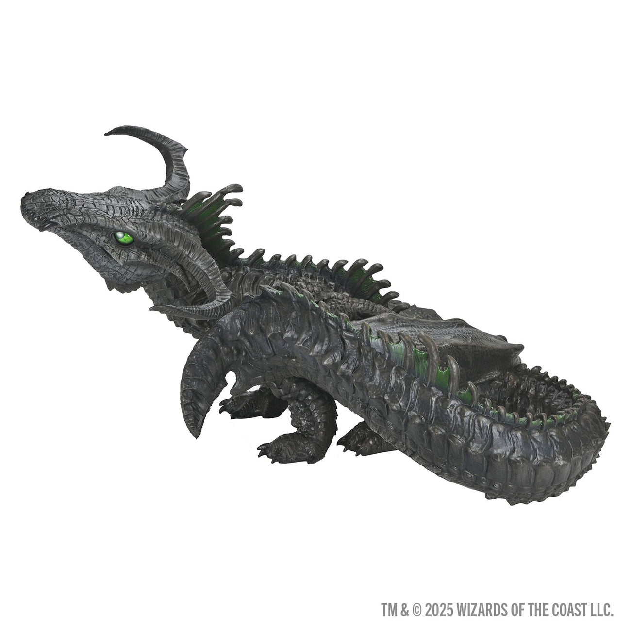 Immagine del prodotto D&amp;D Replicas of the Realms figura in schiuma Black Dragon Wyrmling a grandezza naturale 46 cm
