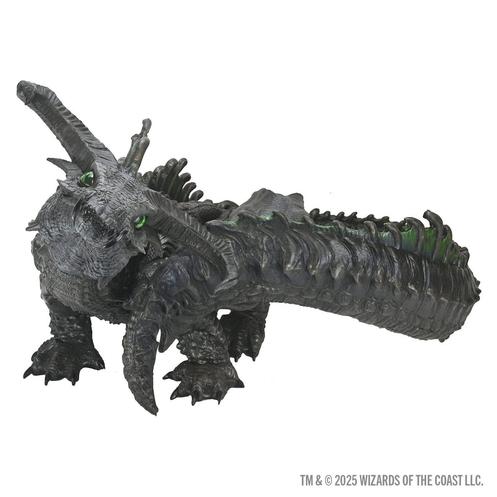 Immagine del prodotto D&amp;D Replicas of the Realms figura in schiuma Black Dragon Wyrmling a grandezza naturale 46 cm