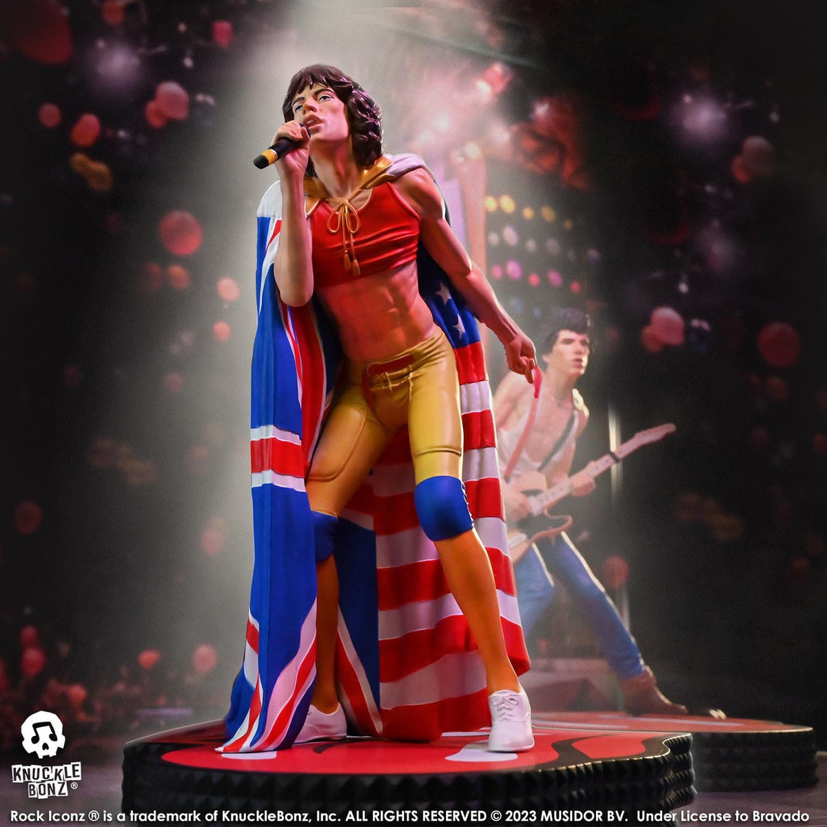 Immagine del prodotto The Rolling Stones Rock Iconz Statua Mick Jagger (Tattoo You Tour 1981) 22 cm
