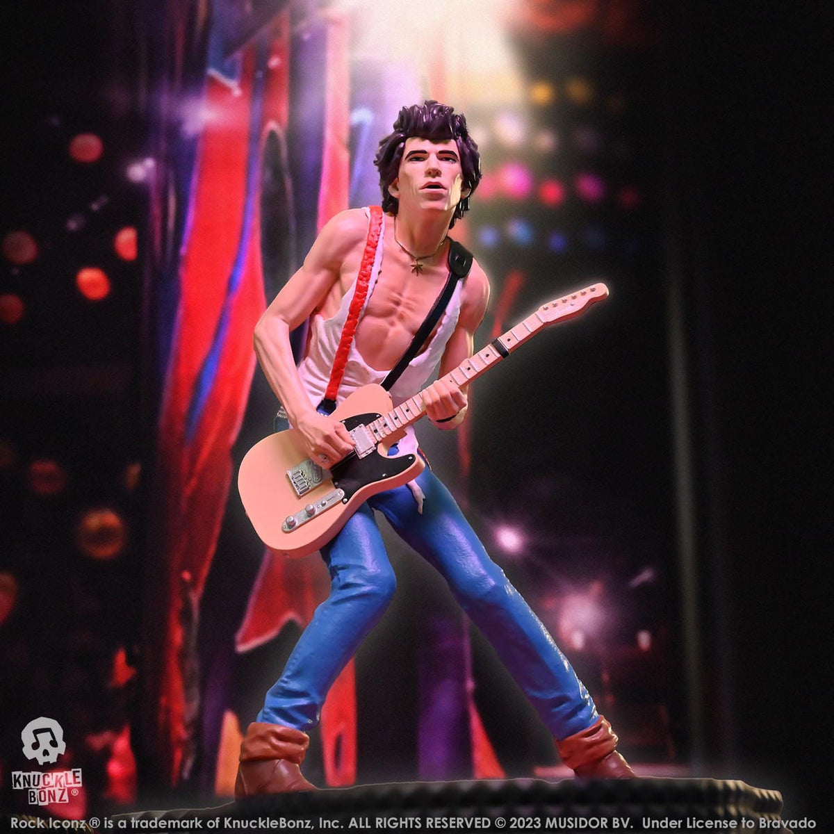 Immagine del prodotto The Rolling Stones Rock Iconz Statua Keith Richards (Tattoo You Tour 1981) 22 cm