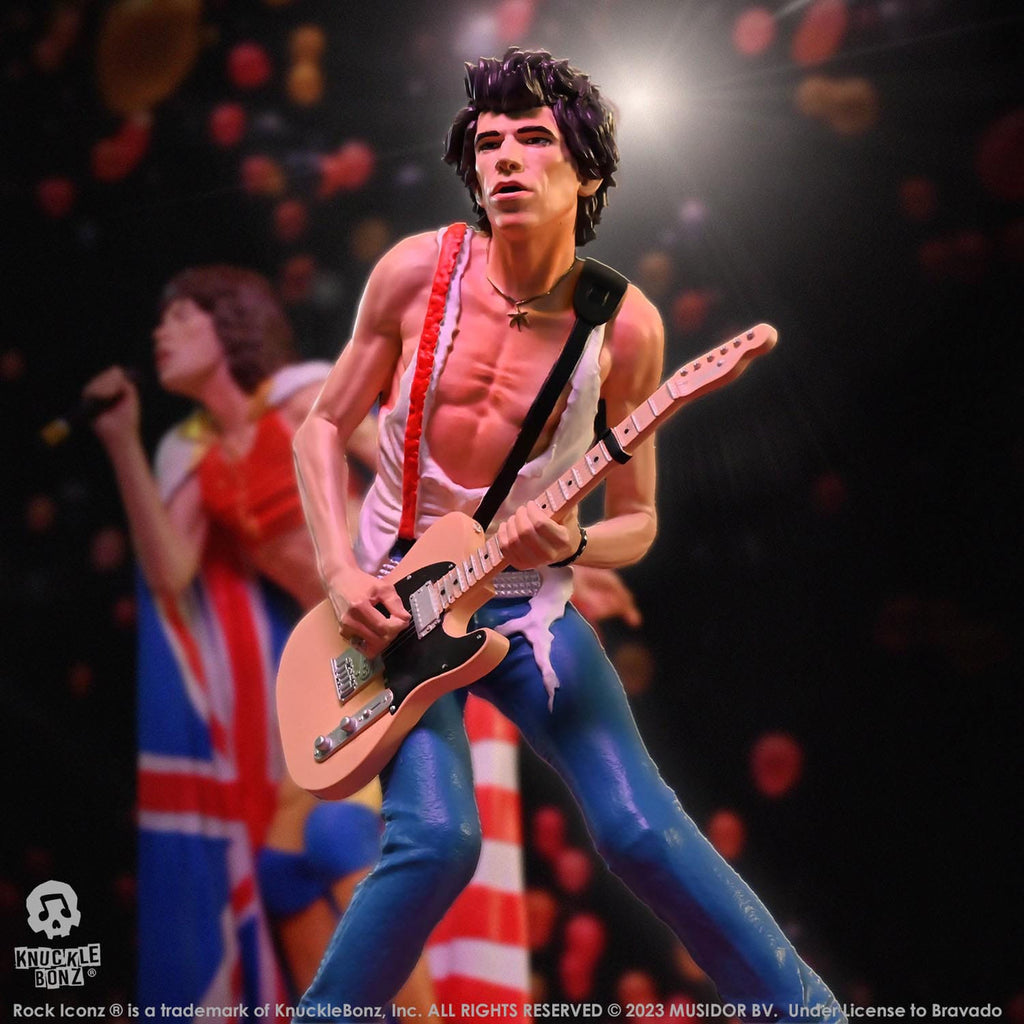 Immagine del prodotto The Rolling Stones Rock Iconz Statua Keith Richards (Tattoo You Tour 1981) 22 cm