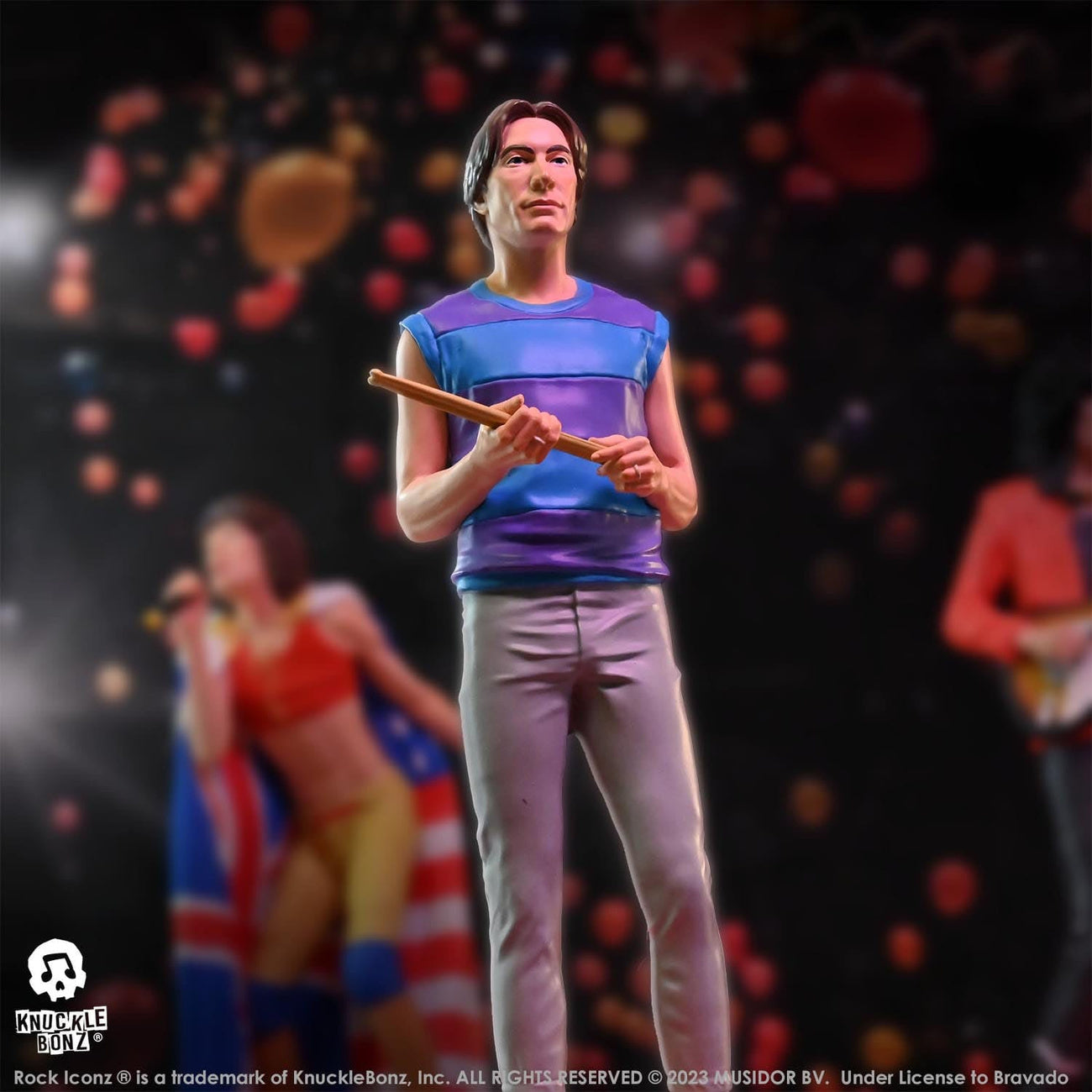 Immagine del prodotto The Rolling Stones Rock Iconz Statua Charlie Watts (Tattoo You Tour 1981) 22 cm