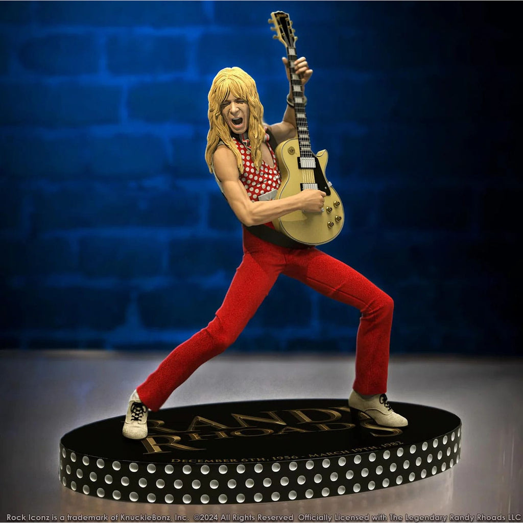 Product image Randy Rhoads IV Rock Iconz Statue The Early Years Red Version 24 cm