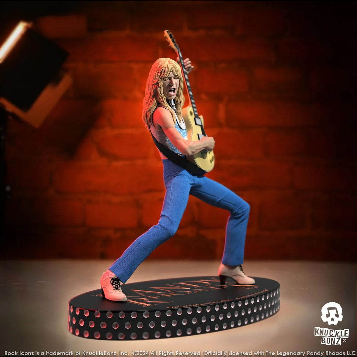 Product image Randy Rhoads IV Rock Iconz Statue The Early Years Blue Version 24 cm
