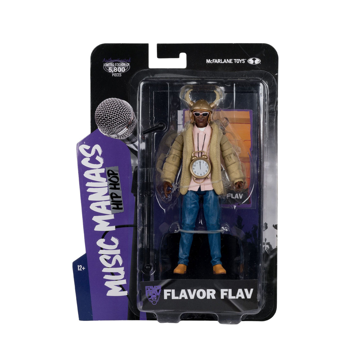 Immagine del prodotto Action figure Music Maniacs Hip Hop Flavor Flav 16 cm