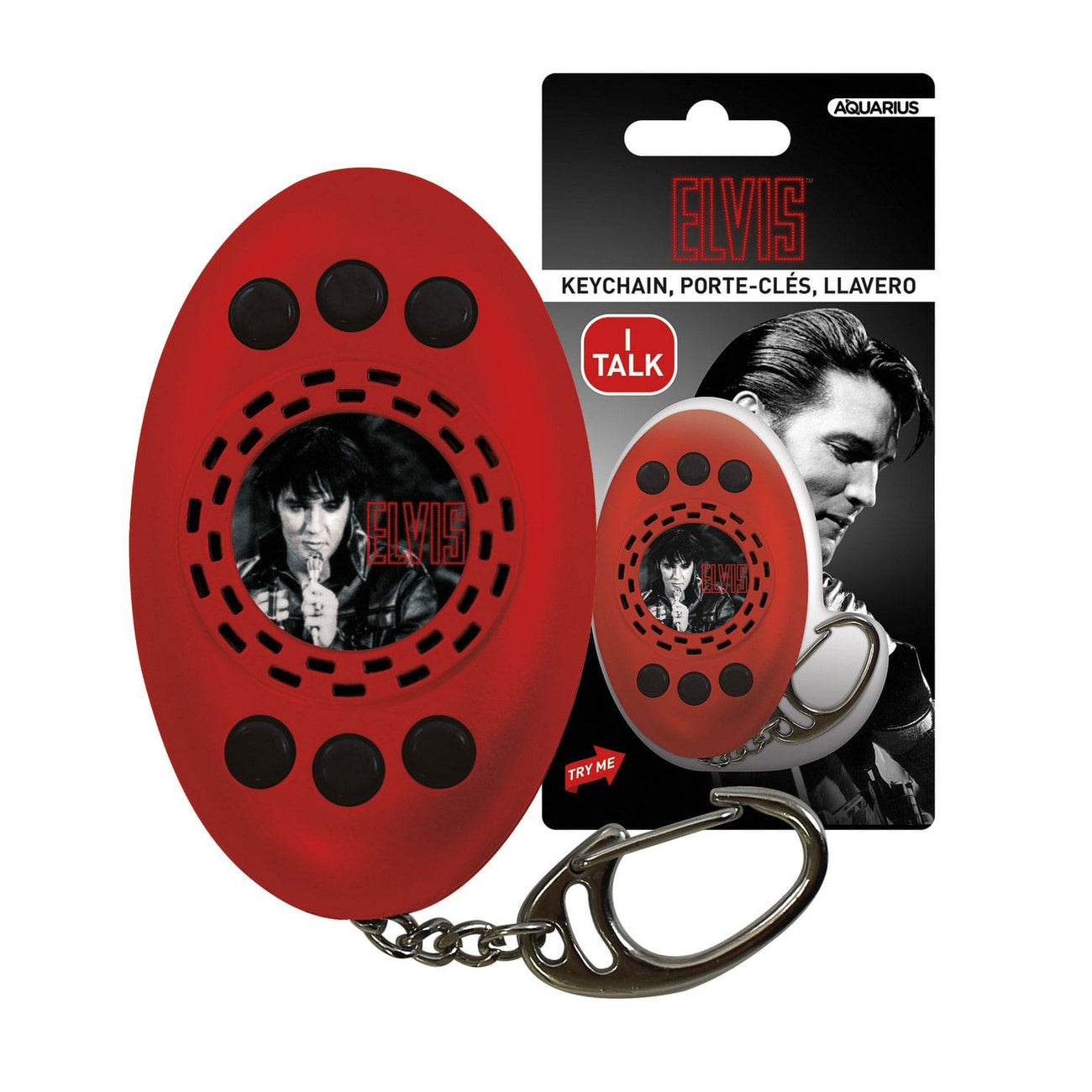 Immagine del prodotto Elvis: SQUAWKey Talking Keychain