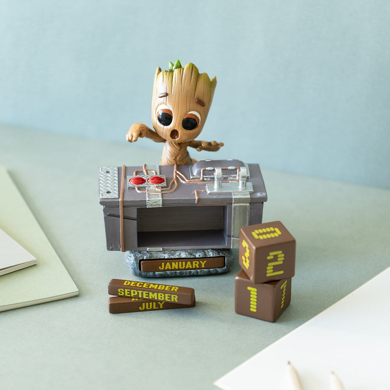 Immagine del prodotto Marvel Calendario eterno 3D Groot Death Button 12 cm