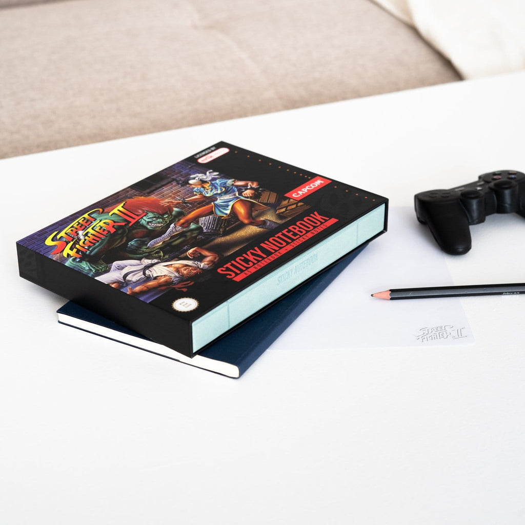 Product image Street Fighter Premium Notebook with Sticky Notes and Sleeve A5