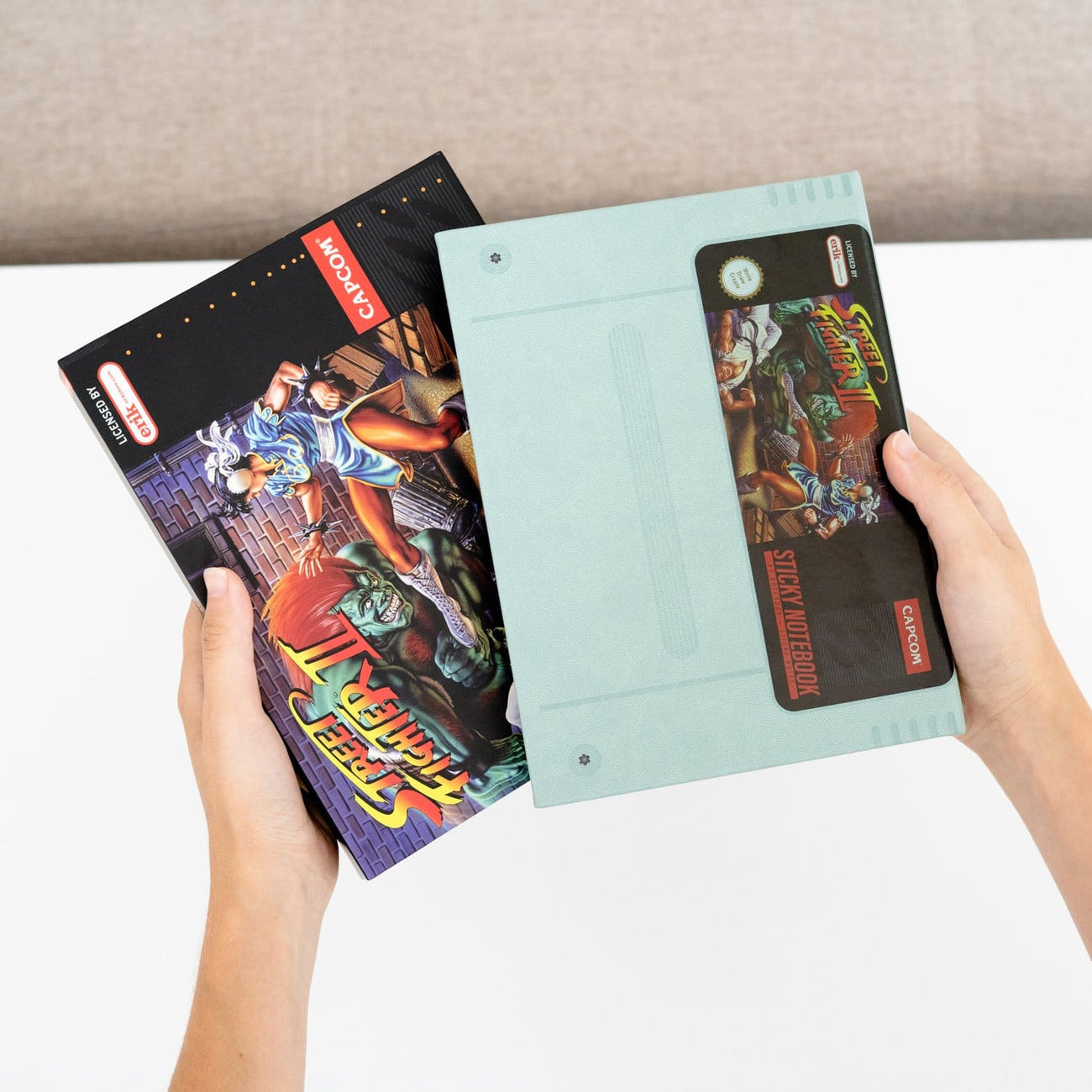 Product image Street Fighter Premium Notebook with Sticky Notes and Sleeve A5