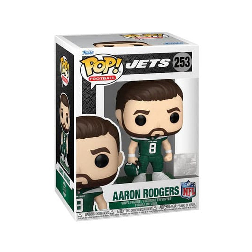 Immagine del prodotto NFL: Legends POP! Sports figura in vinile Jets – Aaron Rodgers 9 cm