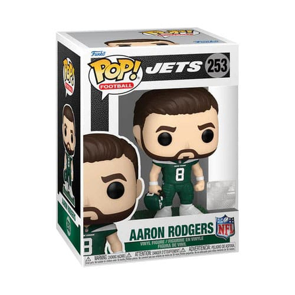 Immagine del prodotto NFL: Legends POP! Sports figura in vinile Jets – Aaron Rodgers 9 cm
