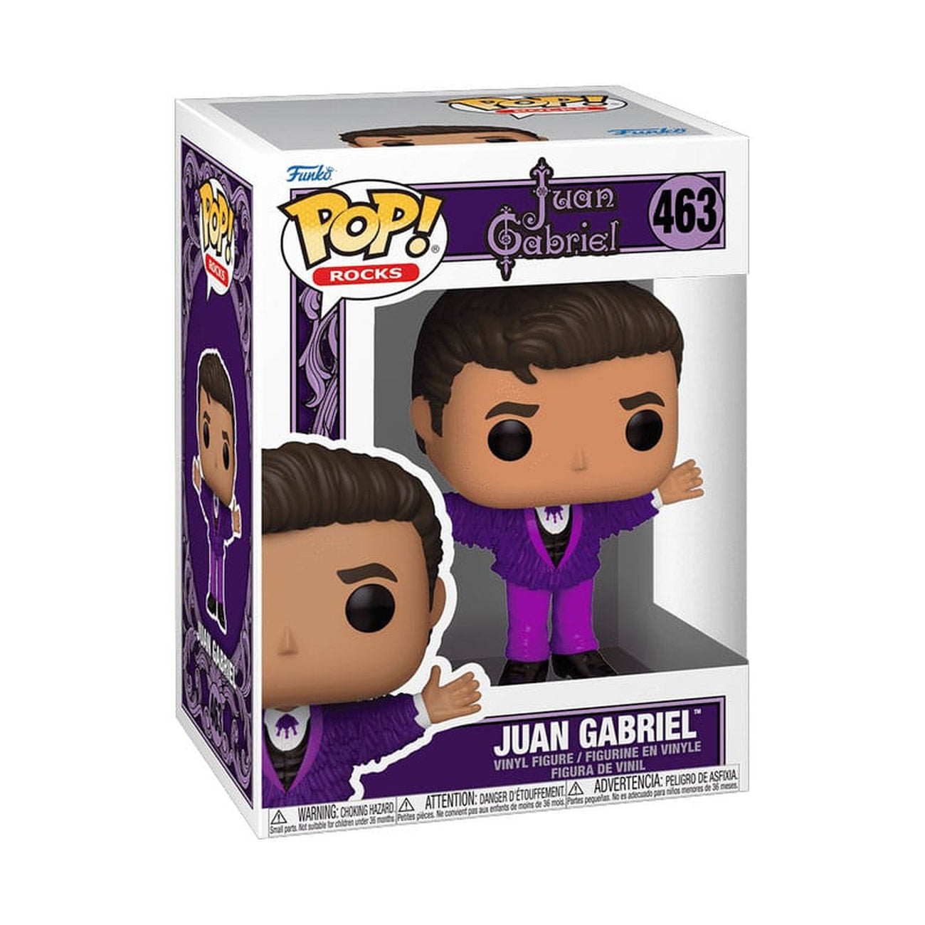 Immagine del prodotto Figura in vinile Juan Gabriel POP! Rocks Outfit viola 9 cm