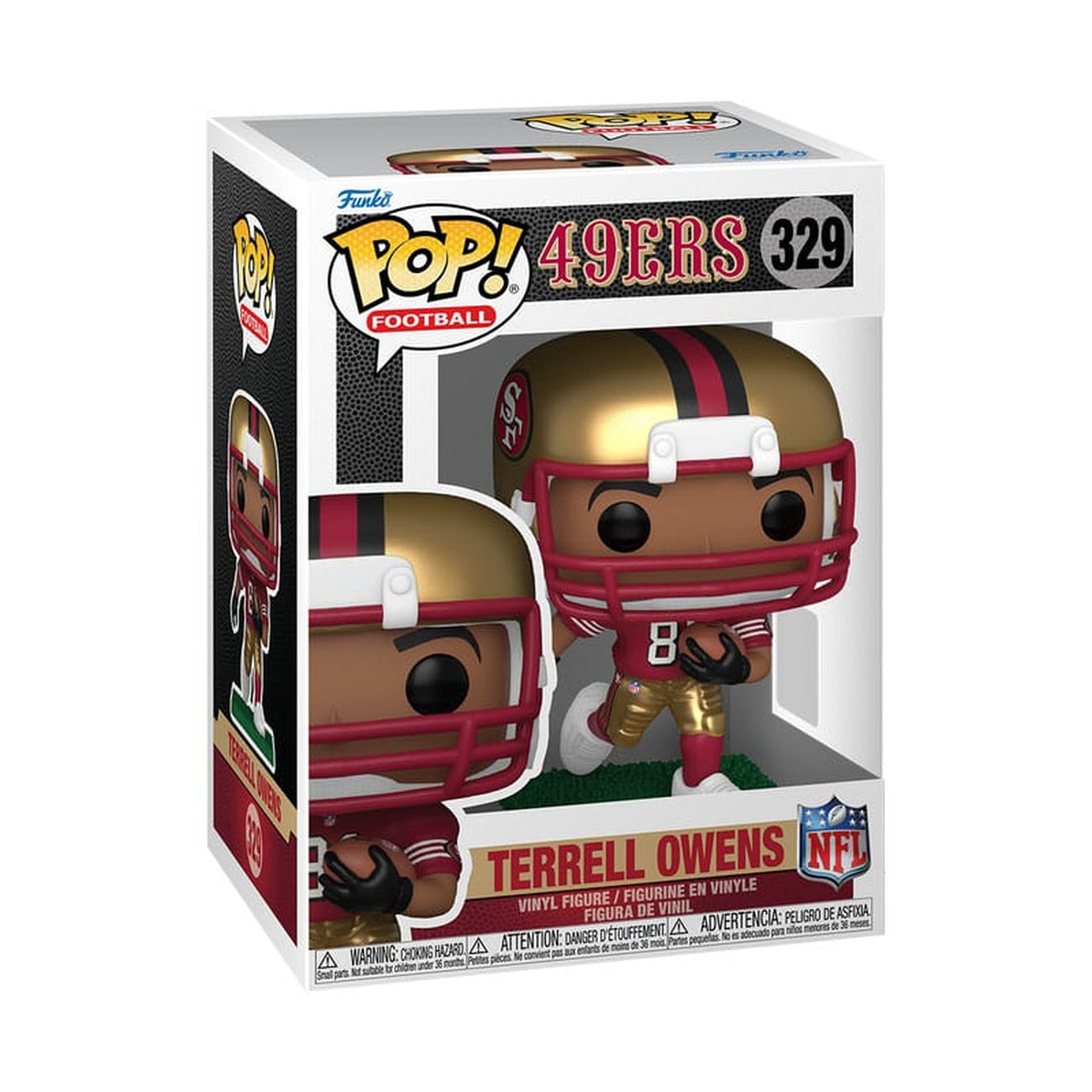 Immagine del prodotto NFL: Legends POP! Figura sportiva in vinile Legends - Terrell Owens (49ers) 9 cm