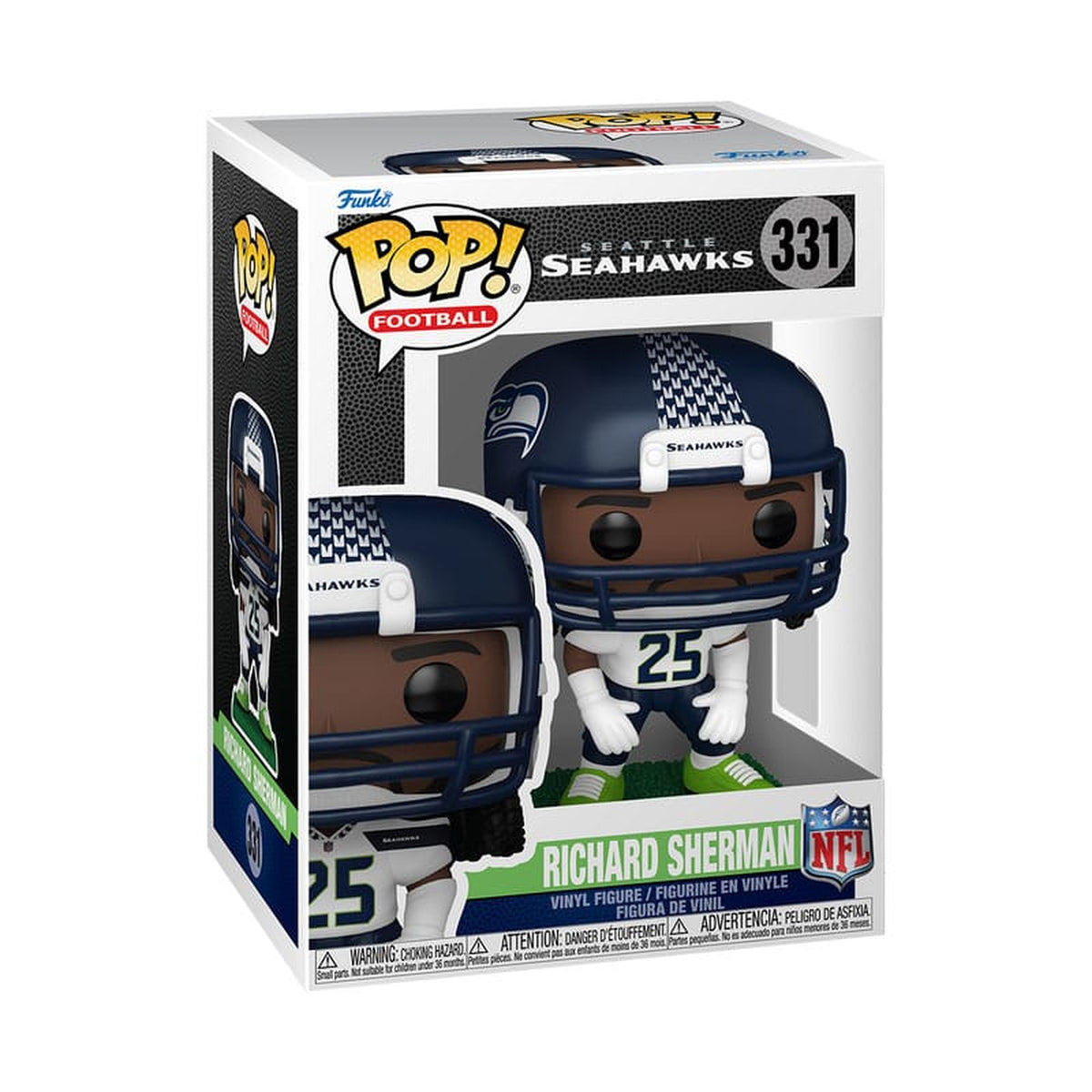 Immagine del prodotto NFL: Legends POP! Sports figura in vinile Legends – Richard Sherman (Seahawks) 9 cm