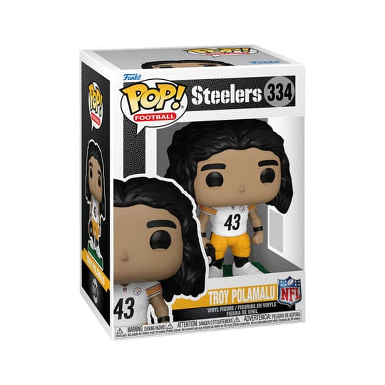 Immagine del prodotto NFL: Legends POP! Sports figure in vinile Legends – Troy Polamalu (Steelers) 9 cm