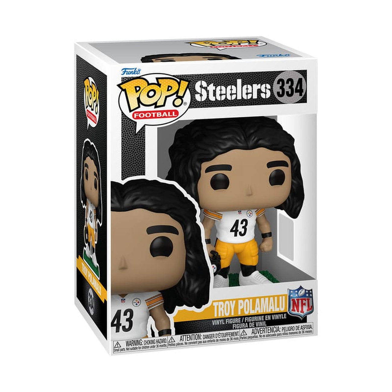 Immagine del prodotto NFL: Legends POP! Sports figure in vinile Legends – Troy Polamalu (Steelers) 9 cm