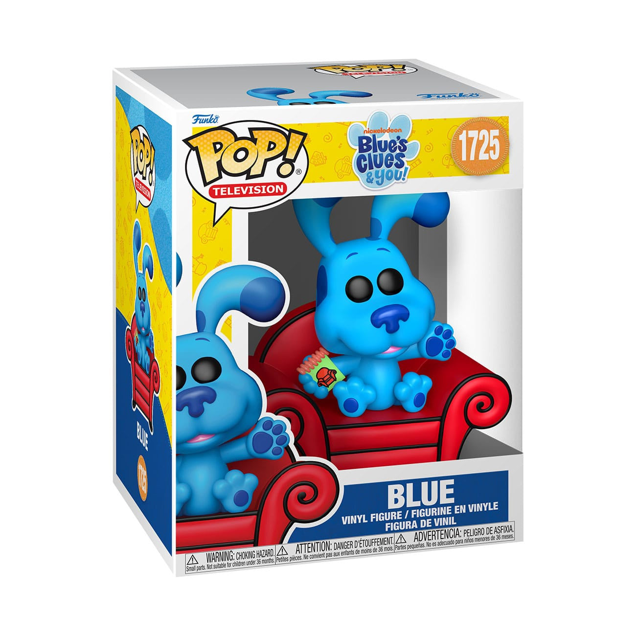 Product image Blue's Clues POP! Premium Vinyl Figure Blue w/ Couch 9 cm