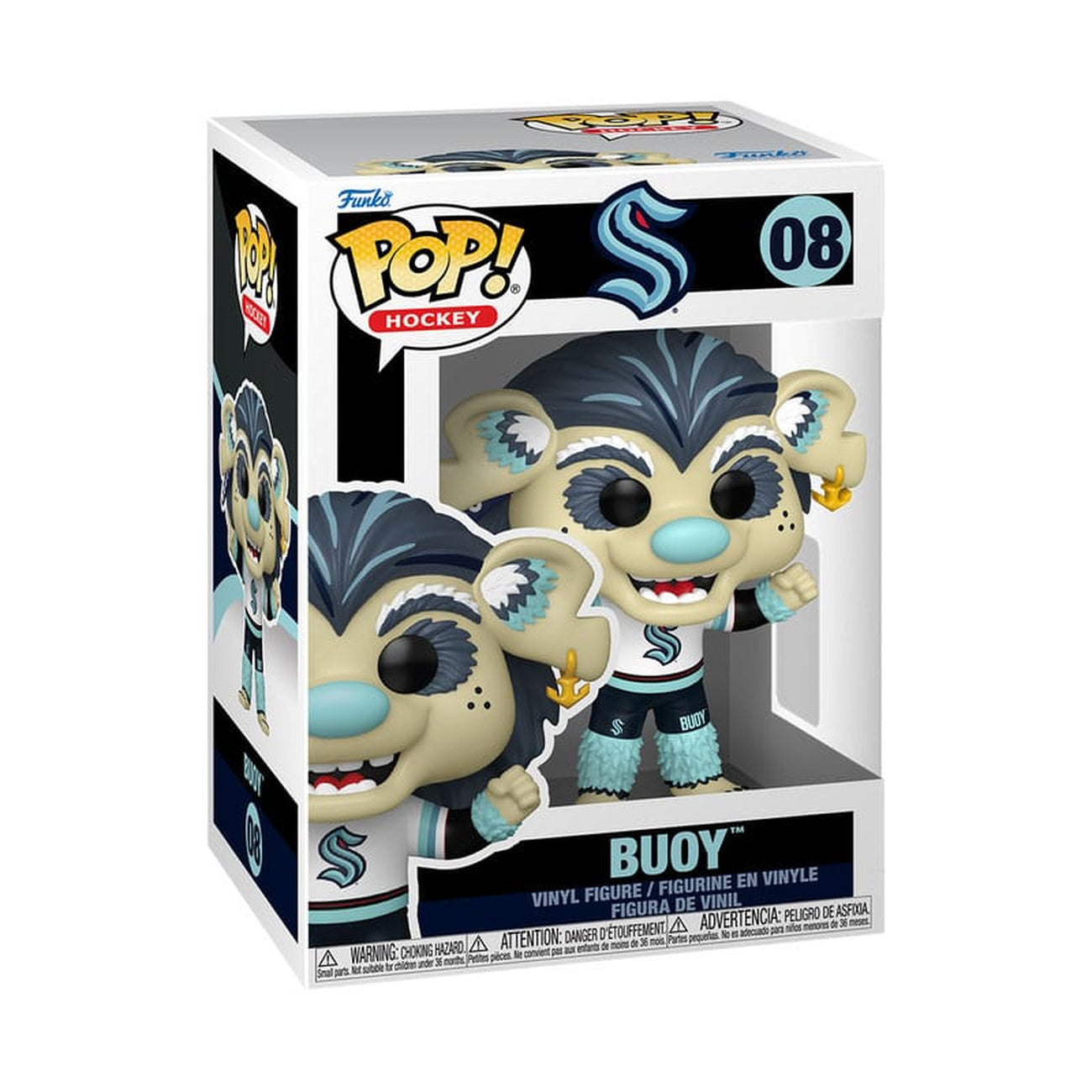 Immagine del prodotto NHL POP! Figura in vinile Mascots: Kraken - Buoy 9 cm