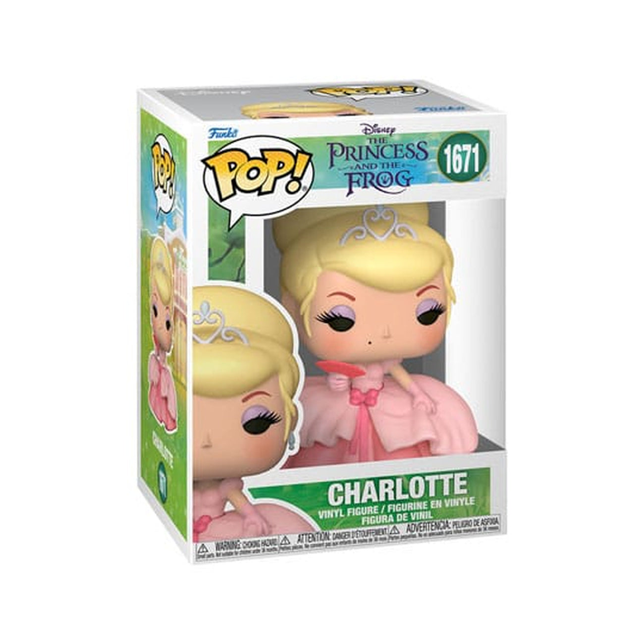 Immagine del prodotto La Principessa e il Ranocchio figure POP! Vinyl Charlotte w/Chase 9 cm assortimento (6)
