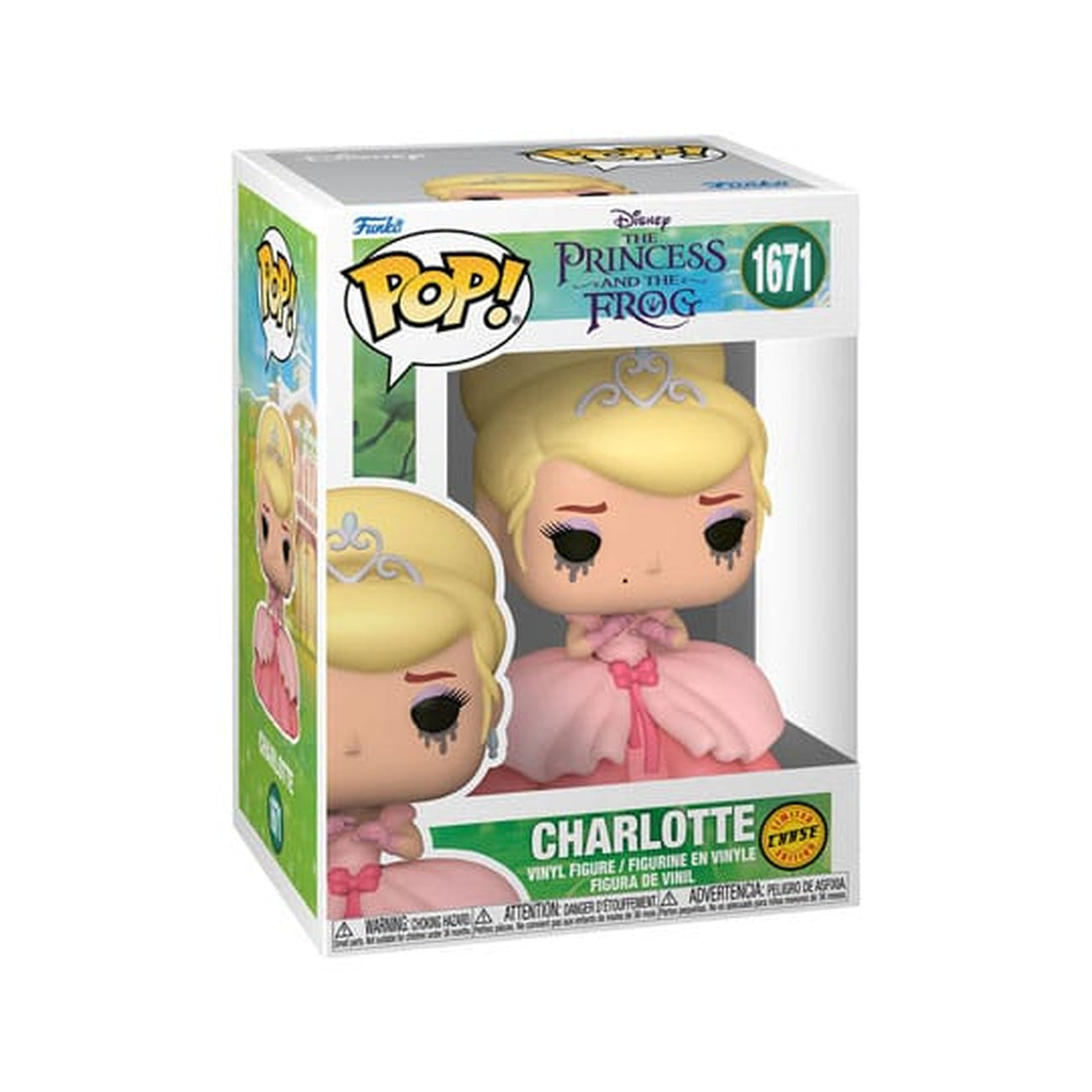 Immagine del prodotto La Principessa e il Ranocchio figure POP! Vinyl Charlotte w/Chase 9 cm assortimento (6)