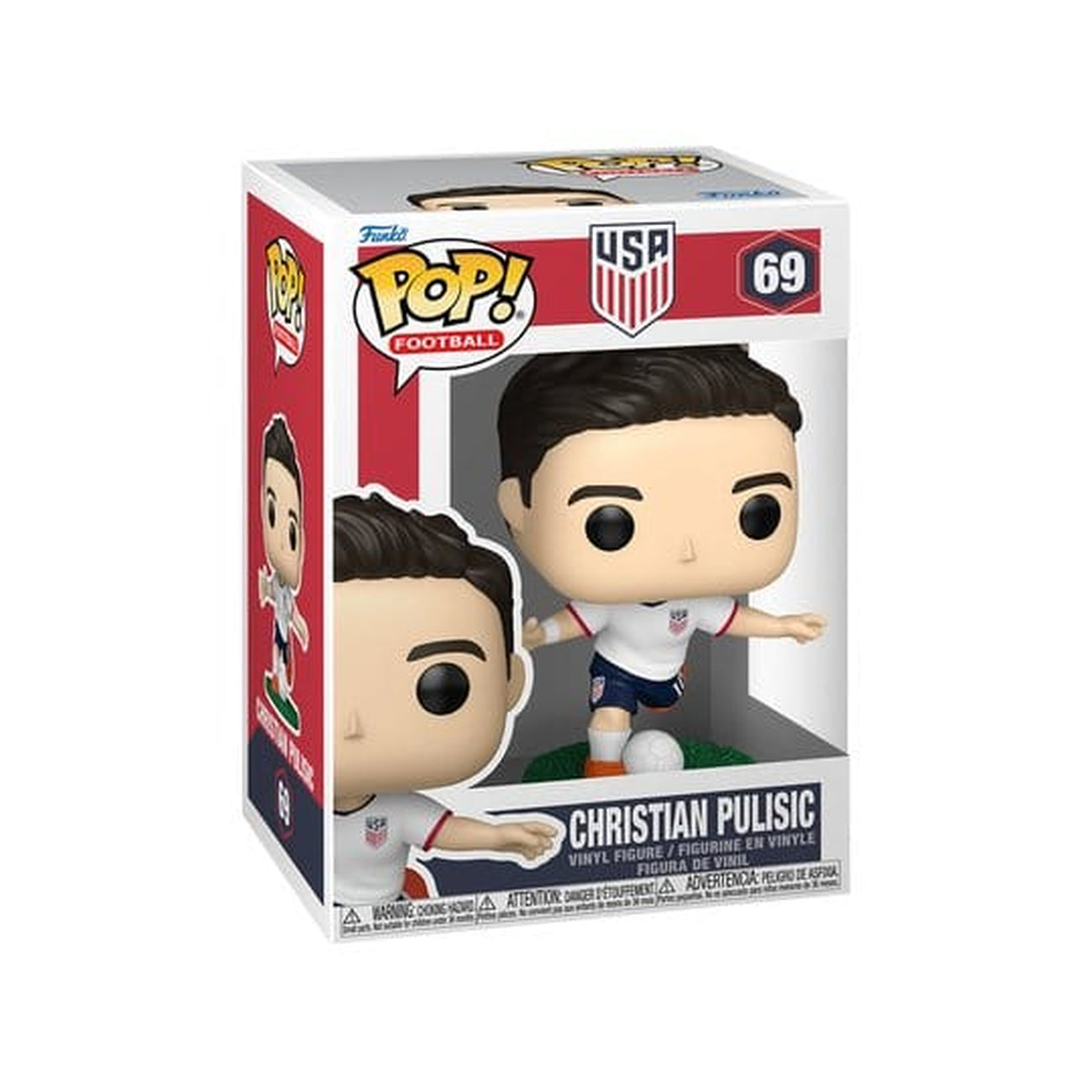 Immagine del prodotto EFL POP! Football Figure in Vinile USA - Christian Pulisic 9 cm