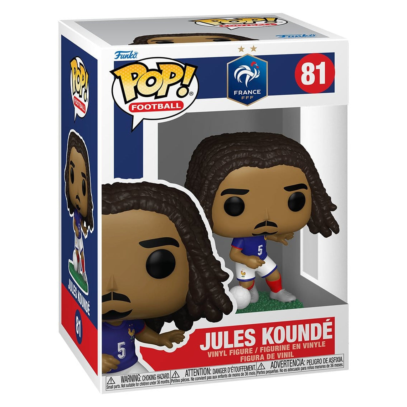 Immagine del prodotto EFL POP! Football Figura in Vinile Francia - Jules Kounde 9 cm