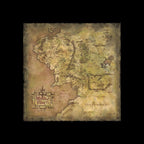 Product image The Lord of the Rings Art Print Parchment Map of Middle-earth 59 x 30 cm