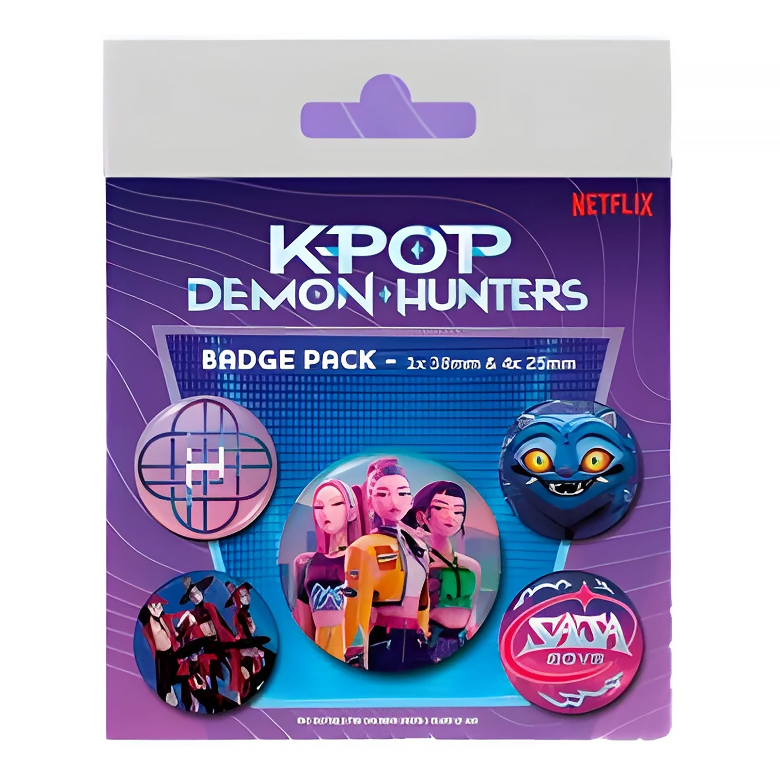 Immagine del prodotto KPop Demon Hunters - Set di 5 badge Huntrix