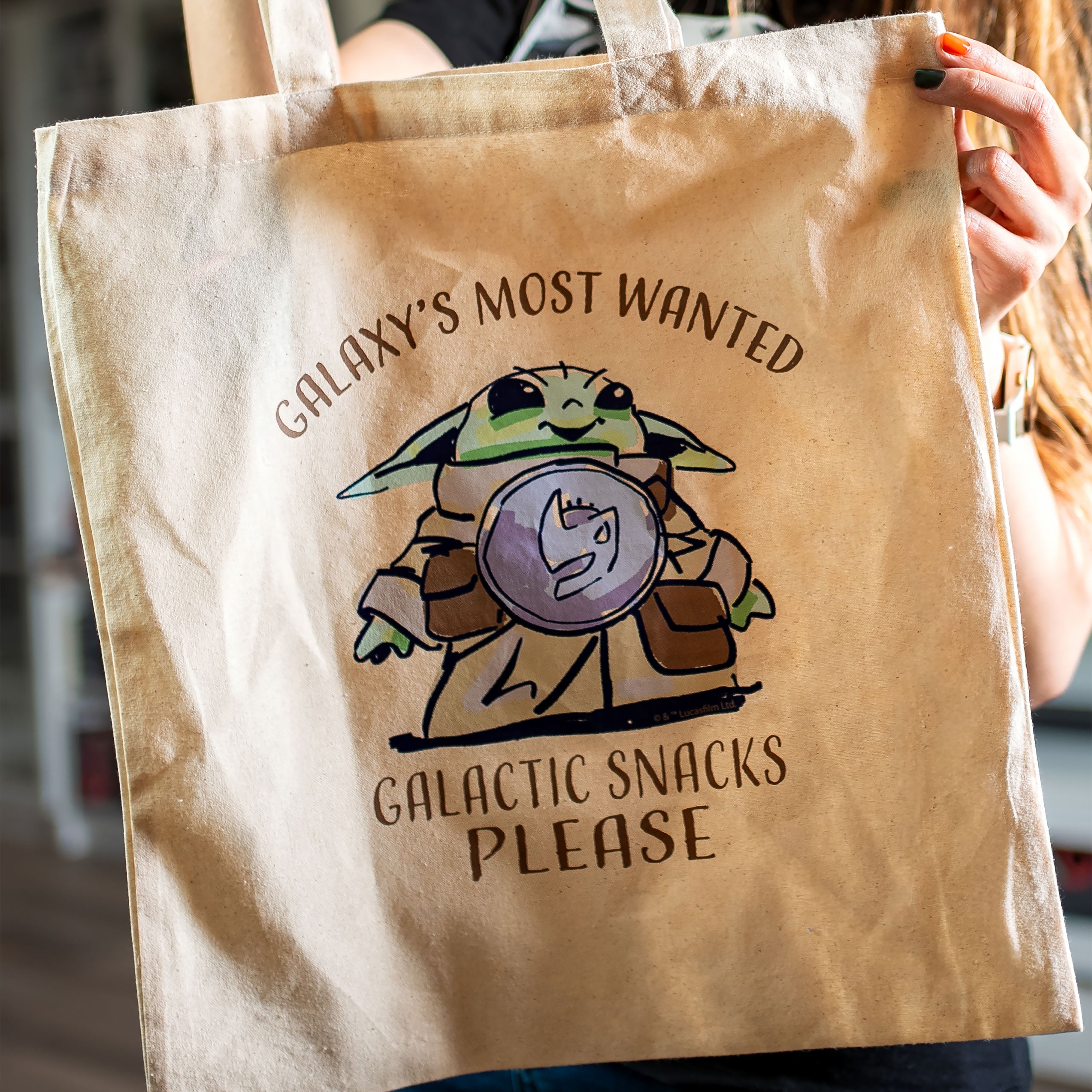 Immagine del prodotto Shopper Grogu Galactic Snacks - Star Wars The Mandalorian and Grogu